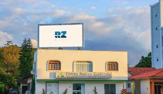 guabiruba - painel led - rua brusque