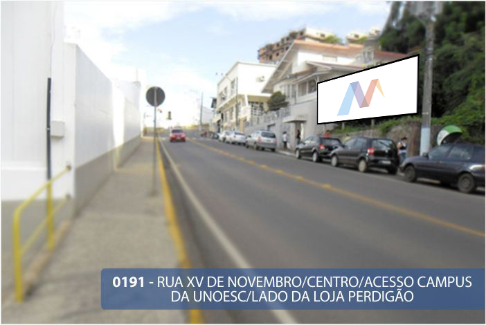 videira - 0191 - rua xv de novembro/ centro/ acesso campus da unoesc/ lado da loja perdigão