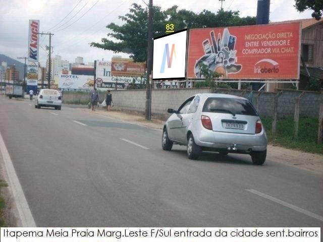 itapema - 083 - marginal leste / face sul - entreda da cidade - sentido bairros