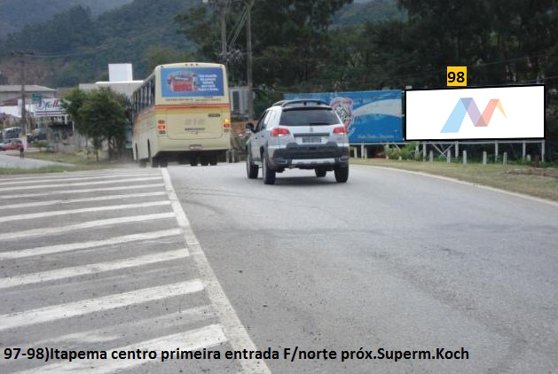 itapema - 098 - br 101 - face norte - entrada cidade